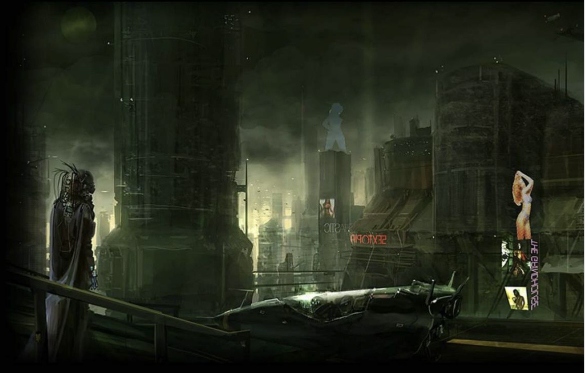 The Golden Banner & Megatropolis concept art from Planet X